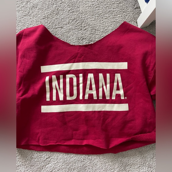 Indiana University Off the shoulder Sweatshirt - Picture 5 of 5
